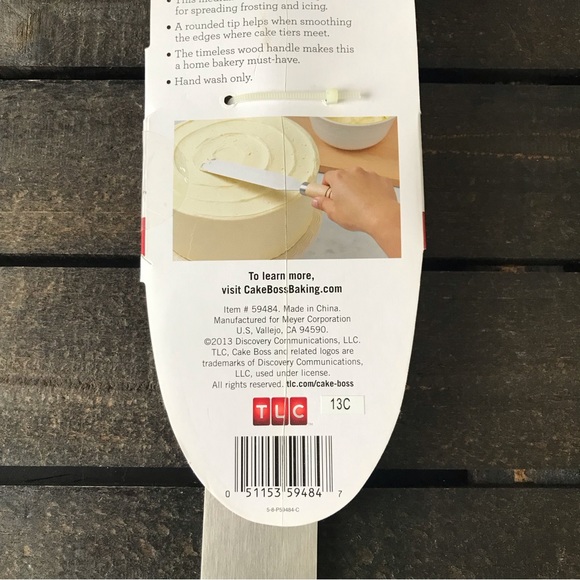 Cake Boss 8in Stainless Steel Icing Spatula - Picture 7 of 10